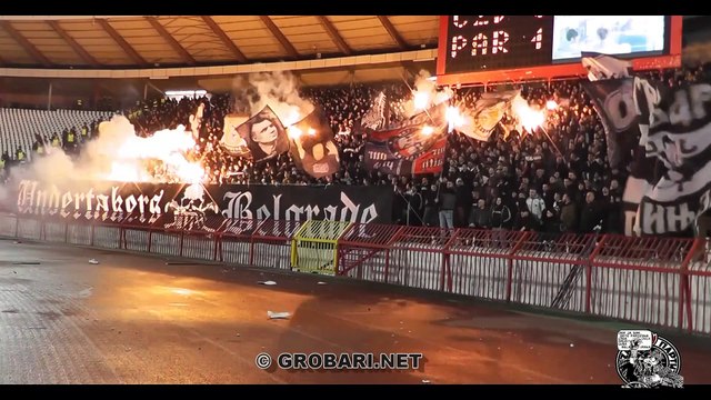 Undertakers Belgrade / pyroshow | 159 Belgrade derby C. zvezda - Partizan, 02.03.2019.