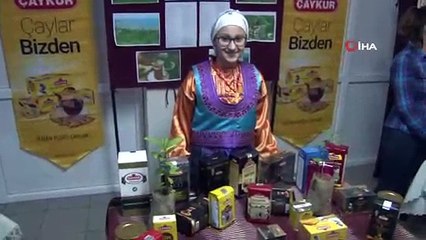 Rizeli öğrenciler düzenledikleri sergiyle Rize'yi tanıttılar