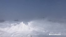 Ground blizzard shutting down southeast Minnesota