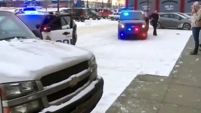 Ils piègent un voleur dans une voiture et attendent la police