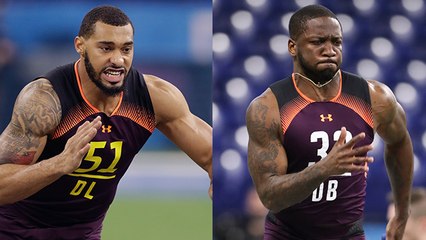 Which defensive player raised their draft stock the most at 2019 combine?