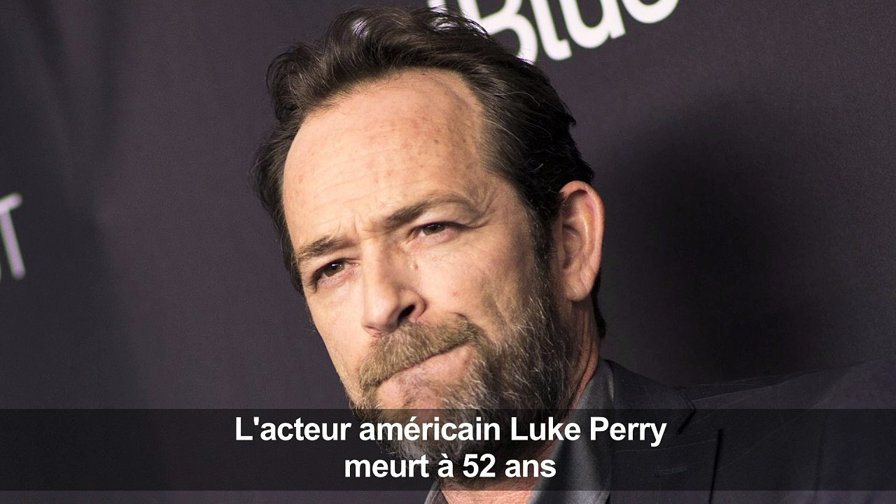 Luke Perry, star de "Beverly Hills, 90210", est décédé