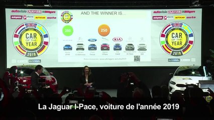 La Jaguar I-Pace élue "voiture de l'année 2019" (2)