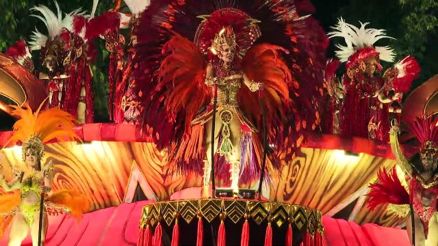Samba schools put on a majestic show for Rio carnival