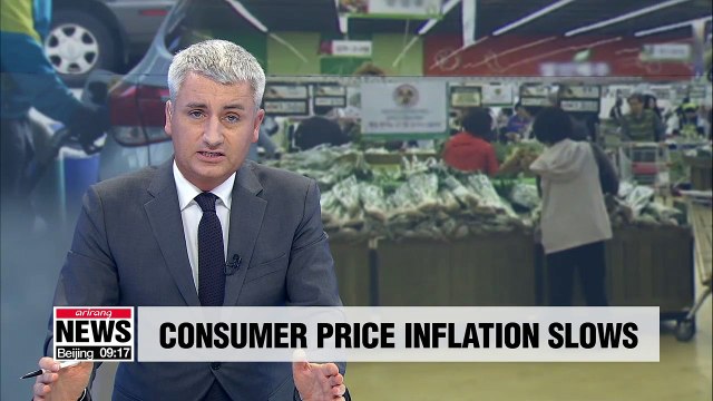 S. Korea's consumer prices edge up 0.5% in February, slowest increase in 30 months