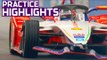 Practice Highlights! 2018 SAUDIA Ad Diriyah E-Prix | ABB FIA Formula E Championship