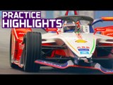 Practice Highlights! 2018 SAUDIA Ad Diriyah E-Prix | ABB FIA Formula E Championship
