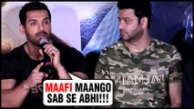 John Abraham ANGRY On Reporter For Asking A STUPID Question At Romeo Akbar Walter Trailer Launch