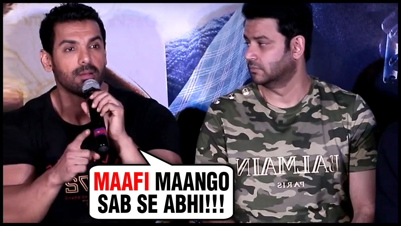 John Abraham ANGRY On Reporter For Asking A STUPID Question At Romeo Akbar Walter Trailer Launch