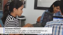 Maite, a super-gifted Ecuadorian 12-year-old, asks to go to med school