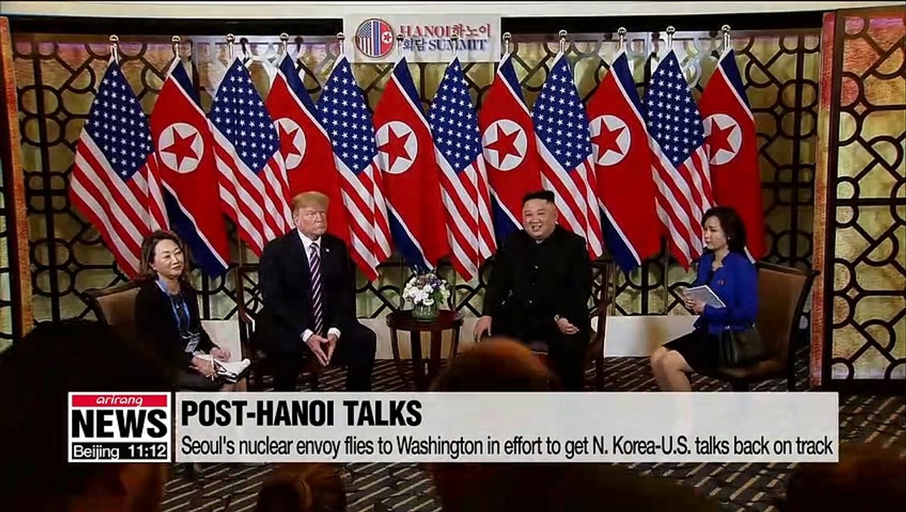 South Korea's nuclear envoy flies to Washington in effort to get North Korea-U.S. negotiations back on track