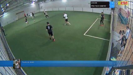 Faute de Julian - LIGUGE Vs PRO TECH HABITAT - 04/03/19 20:03 - LIGUE 1  - Poitiers Game Parc