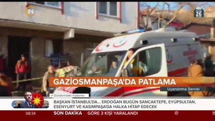 Gaziosmanpaşa'da patlama