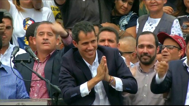 Venezuela's Juan Guaido returns home, calls for more protests
