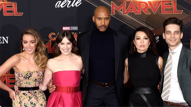 Agents of Shield Cast Captain Marvel World Premiere Red Carpet