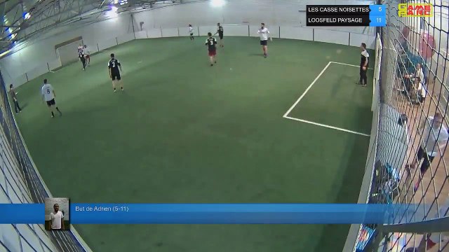 But de Adrien (5-11) - LES CASSE NOISETTES Vs LOOSFELD PAYSAGE - 04/03/19 21:17 - LIGUE 4
