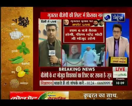 गुजरात विधानसभा चुनाव_ आज BJP केंद्रीय चुनाव समिति की बैठक में जारी हो सकती है