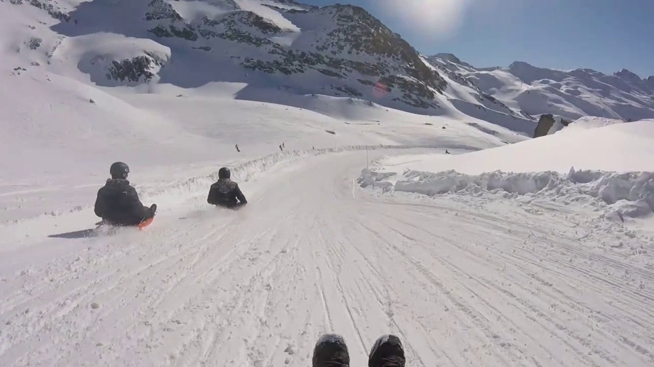 Cosmojet : la piste de luge de Val Thorens