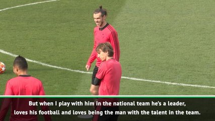 Скачать видео: Bale is a 'joy to play with' - Davies on star's possible Spurs return