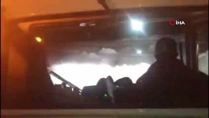 Jandarma destekli hasta kurtarma operasyonu kamerada