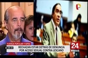 Apra y Fuerza Popular rechazan estar detrás de denuncia por acoso sexual contra Lescano