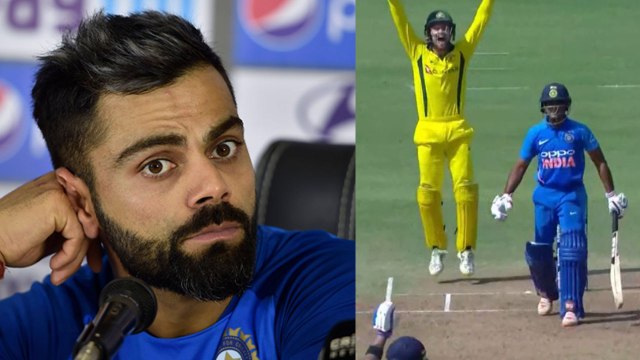 India vs Australia 2nd ODI: Nathan Lyon removes Ambati Rayudu for 18| वनइंडिया हिंदी