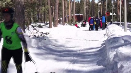 Sarıkamış’ta Kulüpler Arası Natürel Kızak Türkiye Şampiyonası devam ediyor