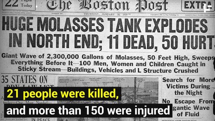 When Molasses Wiped Out a Boston Neighbourhood