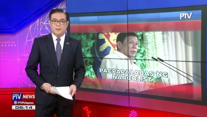 Palasyo, dinipensahan ang paglalabas ng narcolist