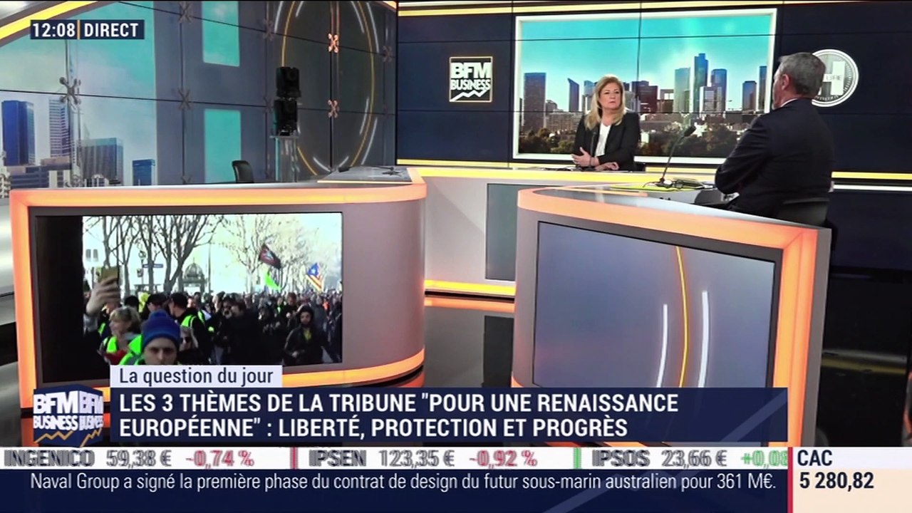 La question du jour: Comment interpréter la tribune d'Emmanuel Macron pour les citoyens européens ? – 05/03