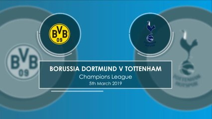 Dortmund v Tottenham - head to head