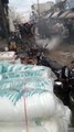 جرحى بانفجار دراجة نارية مفخخة في مدينة الباب شرق حلب)