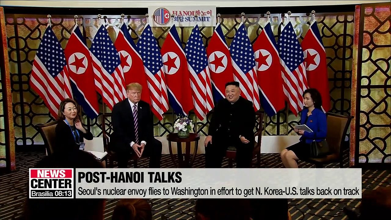 South Korea's nuclear envoy flies to Washington...