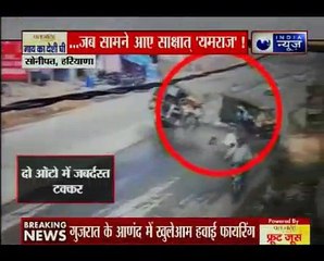 हरियाणा के सोनीपत में आज सुबह हुआ एक दर्दनाक सड़क हादसा, दो ऑटो की जबरदस्त टक्कर