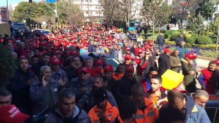 Maltepe Belediyesinde işçi protestosu - İSTANBUL