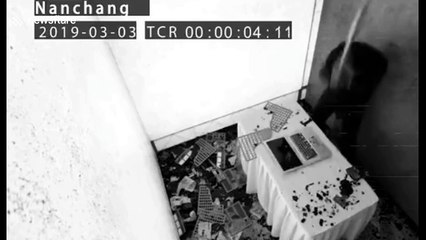 Company holds stress workshop where customers can smash laptops to bits