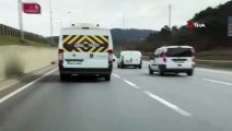 Okul Servisiyle Makas Atan Trafik Magandası Kamerada