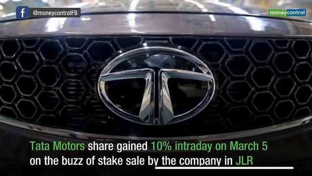 Tata Motors gains 10% on buzz of stake divestment in JLR