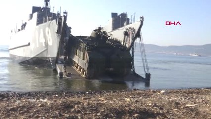İzmir Mavi Vatan 2019 Tatbikatında Amfibi Harekatı Başladı-4