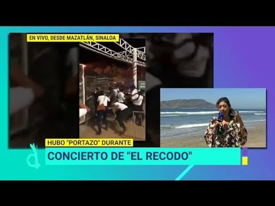 ¡Hubo portazo en el concierto de la banda El Recodo! | De Primera Mano