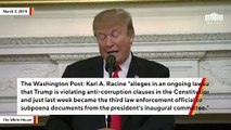 Trump To DC Attorney General Karl Racine Who Filed Lawsuit Against Him: 'I Feel Like I Know You'