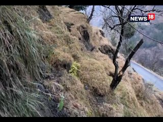 कुल्लू में भूस्खलन से मकान को खतरा, परिवार टैंट में रह रहा है