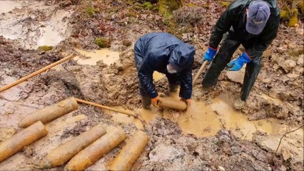 Les démineurs de Metz retirent des obus dans une forêt privée à Leintrey