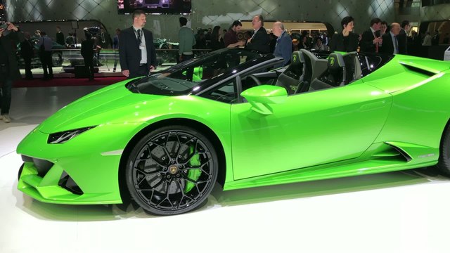 Salon de Genève 2019 : la Lamborghini Huracan Evo Spyder en vidéo