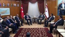 TBMM Başkanı Şentop, KKTC Başbakanı Erhürman ile görüştü - LEFKOŞA