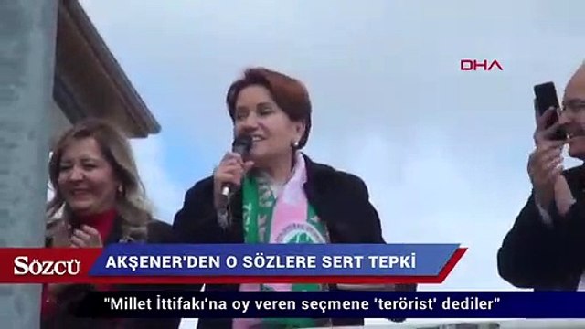 Meral Akşener'den o sözlere sert tepki