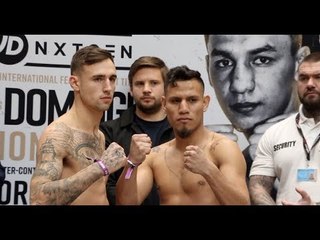 BRADLEY SMITH v OSCAR AMADOR **OFFICIAL** FINAL HEAD-TO-HEAD @ WEIGH-IN / PETERBOROUGH