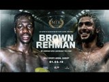 MTK GLOBAL PRESENTS *CARDIFF FIGHT NIGHT* - LIVE ON IFL TV! - BROWN v REHMAN (& FULL UNDERCARD)