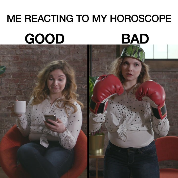 When My Horoscope Is Good Vs. Bad