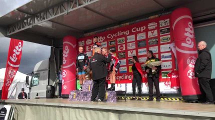 Cyclisme: le podium du Samyn des dames